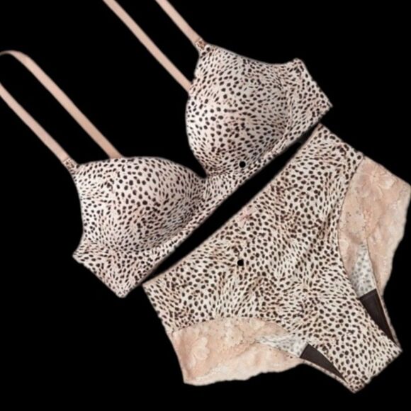 Victorias Secret Supersoft Body Maternity SET Nursing Wireless bra & Shortie NEW - Picture 2 of 14